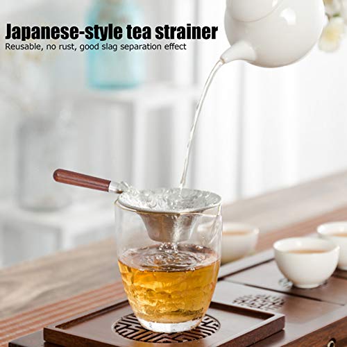 Coador de coquetel, coador leve de chá estilo japonês, açúcar de lata para coquetel de farinha de ch