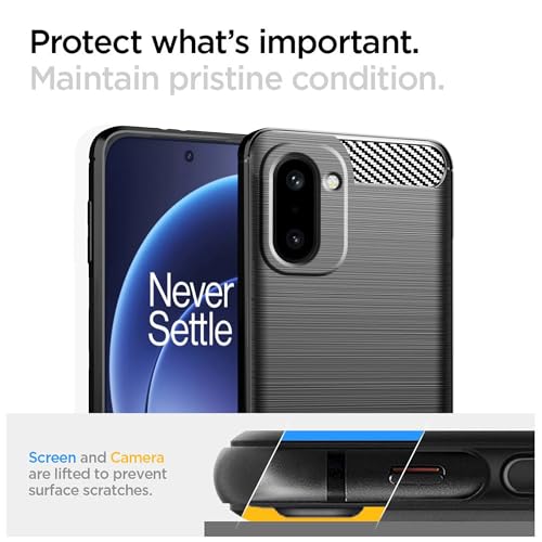 Image of Amazon Brand - Solimo Back Cover Case for OnePlus 15R 5G | Compatible for OnePlus 15R 5G Back Cover | 360 Degree Protection | Soft and Flexible (TPU | Matte Black)