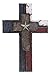 13 1/2" Red White & Blue Western Star Decorative Wall Cross - Texas Jesus Art