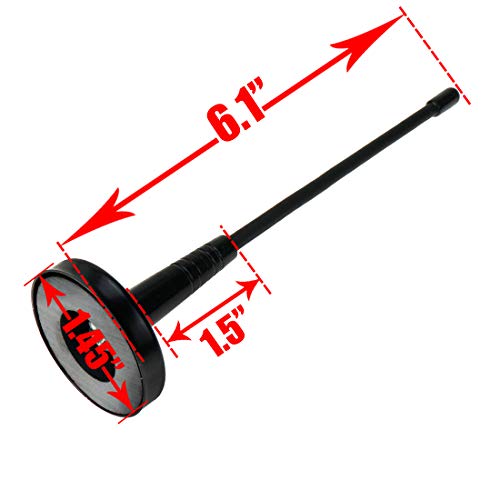 AUTUT Universal Magnetic Base Truck Decorative Car Antenna Roof Mount Car Dummy Antenna No Wire Decoration Only - Thumbnail 2