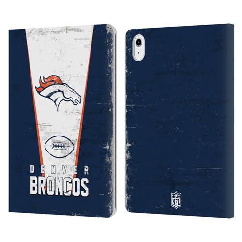 Étui portefeuille en cuir Denver Broncos pour iPad Air 11