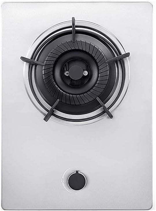 Estufa de mesa a gas 1 puesto LPG plateada