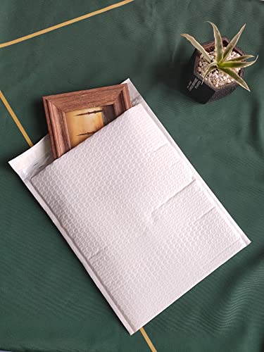 Zmybcpack UBRAND 25Pcs 10X13 Inch Poly Bubble Mailers Padded Envelopes Bubble Lined Poly Mailer Self Seal Bubble Envelopes Bags(White)For Shipping thumb #3