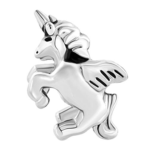 luckyjewelry Unicorn Pegasus Fly caballo Animal Encanto Equestrian cuentas para pulsera colgantes