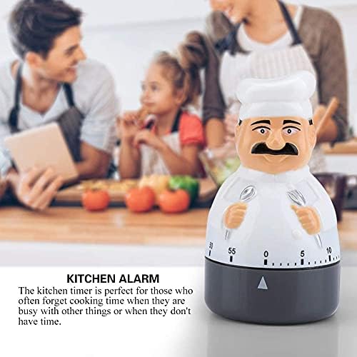 Cartoon Portable Kitchen Cooking Timer Baking Time Manager Mechanical Countdown Reminder Alarm image 5