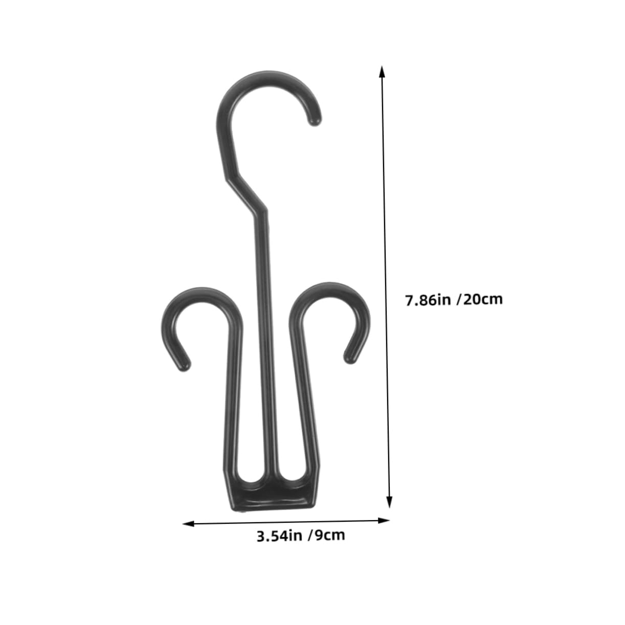 Happyyami 25pcs Wall Shoe Organizer Rack Double Storage Hanging Shelf for Boots Gloves Laundry Outdoor Indoor Space Saving Shoe Hanger for Closet and Wardrobe