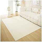 Generisch Großer Sisal-Teppich for Schlafzimmer, Teppiche Im Wohnzimmer, Leicht Zu Reinigen, Fusselfreier Nachttischteppich, Innen- Und Außenteppich(Cream,160x200cm/63x79in)