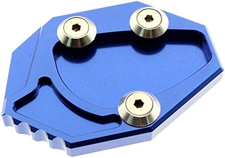 FXCNC Racing Aluminum CNC Motorcycle Side Stand Plate Kickstand Extension Pad Compatible with Kawasaki GTR1400 / Concours 14 2008-2015, Ninja ZX14R/ ZX14 /ZZR1400 2006-2015