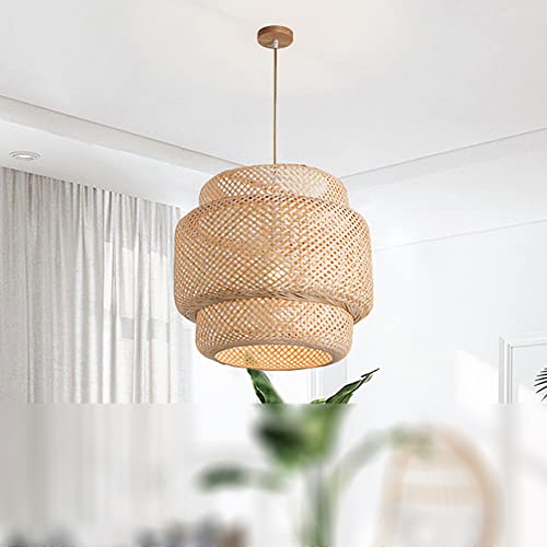 Suspension réglable style chinois pour corriger un éclairage trop agressif