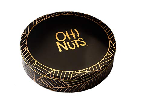 Chocolate Candy Gift Basket | Gourmet Holiday Snack Round Tin Box | Chocolates Covered Pretzels | Prime Delivery Gift For Men, Women, Birthday, Anniversary - Oh! Nuts #TOP2