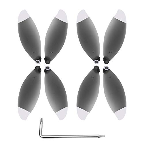 iMusk 2 Pairs Propellers CCW/CW Props for Parrot Anafi Drone Folded FPV RC Quadcopter Repair Part Accessories (White)