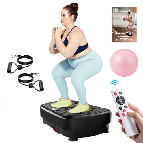 UCIN Vibration Plate Exercise Machine, Vibration Plate for Lymphatic Drainage, 330 Lbs Capacity...