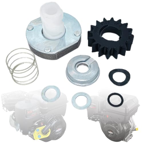 Starter Drive Kit,16 Teeth Gear Repair Compatible with Briggs & Stratton 497606 696541, for Toro Engines & Lawn Tractor for John Deere AM133635. Replace for Rotary 9854 Stens 435-859