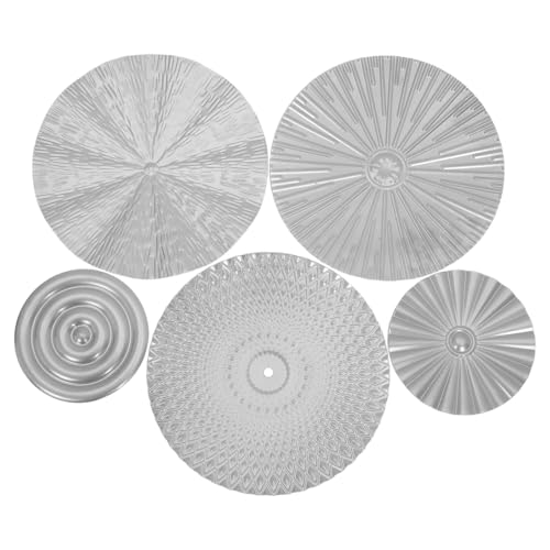 Suspensions murales métal HOOTNEE : lot de 5 ronds abstraits chic