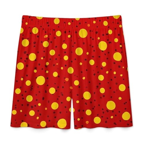 Cheetah Print Pajama Shorts for Men Soft Lounge Bottoms Lightweight Breathable Sleep Shorts with Pockets4