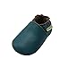 Sayoyo Lowest Best Baby Soft Sole Prewalkers Skid-resistant Baby Toddler Shoes Cowhide Shoes (6-12 months, Darkcyan)