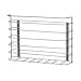 Household Essentials 1229-1 Tall Basket Door Mount Cabinet Organizer | Mounts to Solid Cabinet Doors or Walls