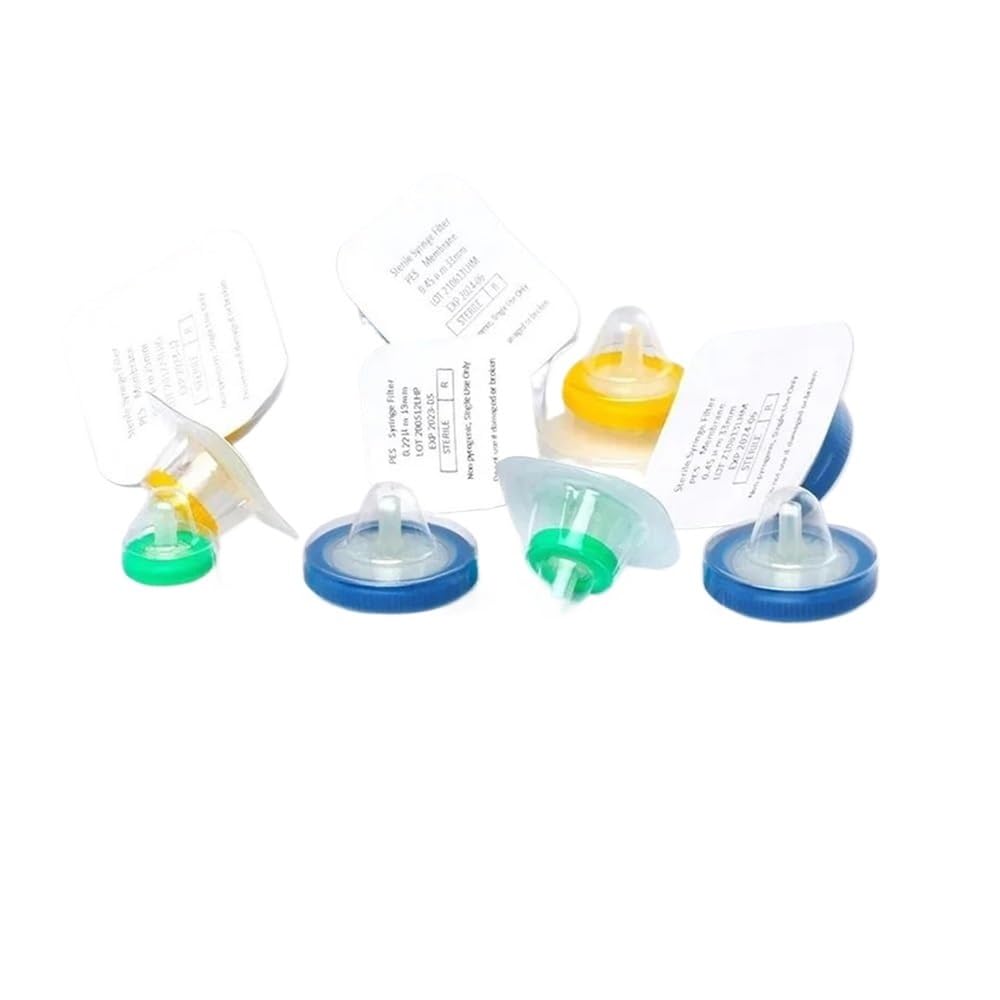 Filtr strzykawkowy, Sterylny filtr strzykawkowy 50 szt. 13-33 mm 0,22-0,45um Nylon PES PTFE(33mm 0.45um PES)