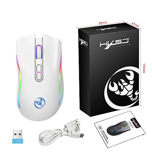Ratón inalámbrico para juegos ergonómico ideal para partidas nocturnas en casa 8