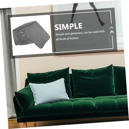 Housse de canapé-lit polyvalente grise : textile extensible salon