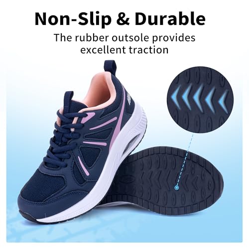 Image of AOV Women Arch Support Walking Shoes Orthotic Sneakers for Plantar Fasciitis Foot and Heel Pain Relief Tennis Shoes