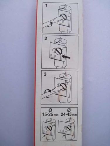 kwb Zentrumbohrer für Ø 15-45 mm (2 Schneidmesser, stufenlos einstellbar)