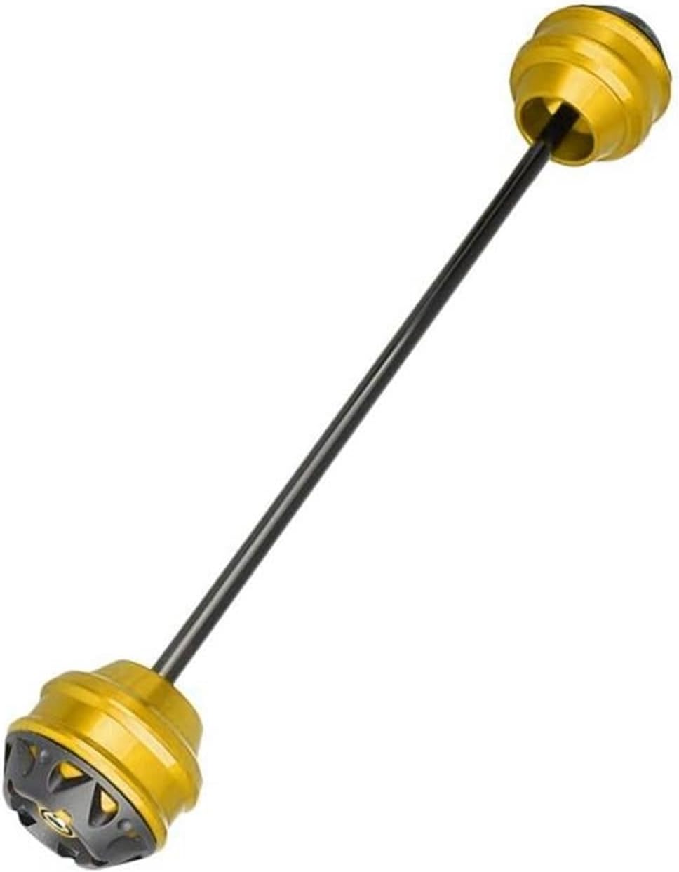 Motorcycle Wheel Protector for Y-AMAHA FZ-07 2014 2015 2016 2017-2020 Motorcycle Front Rear Axle Fork Slider Wheel Protector(Rear Wheel Gold)