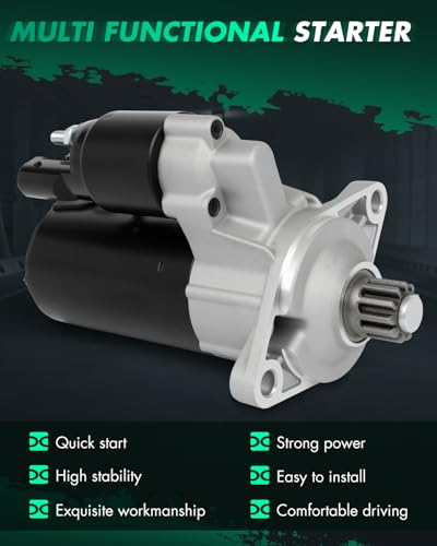 Image of SCITOO Starter Motor fit for Audi for A3 2.0L 2015-2016,for Audi for TT Quattro 2.0L 2011-2013,for Audi for TTS Quattro 2.0L 2011-2013 2015 Replacement Starter 19215