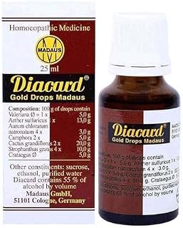 ADEL Diacard Gold Madus Drop | Homoeopathic Heart Health Support | Helps in Palpitations, Weakness & Circulatory Balance –... Price In India