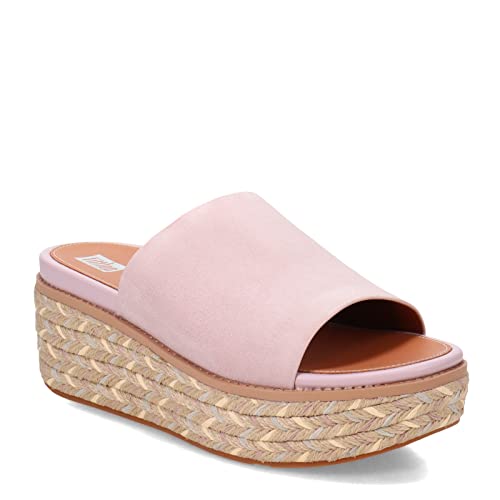 FitFlop Women's Eloise Espadrille Leather Wedge Slide Sandal, Lilac, 9 US :  Amazon.sg: Fashion