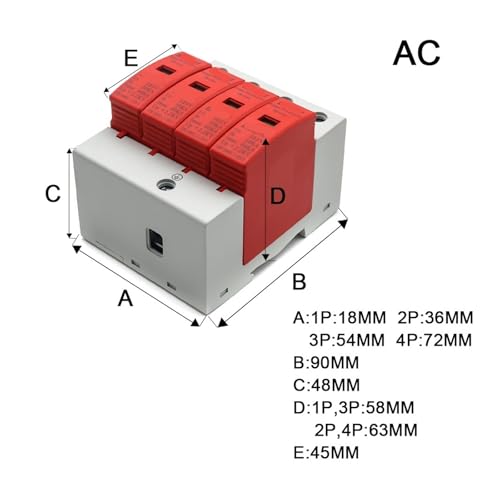 Parafoudre d'alimentation SPD AC385V 1P 30-60KA pour la protection électrique - 2