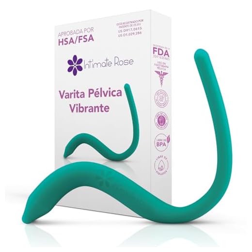 Intimate Rose Varita con vibración para aliviar el dolor muscular pélvico - Uso en Fisioterapia Pélvica para la Liberación de Puntos Nerviosos y Puntos Sensibles - Hombres y Mujeres