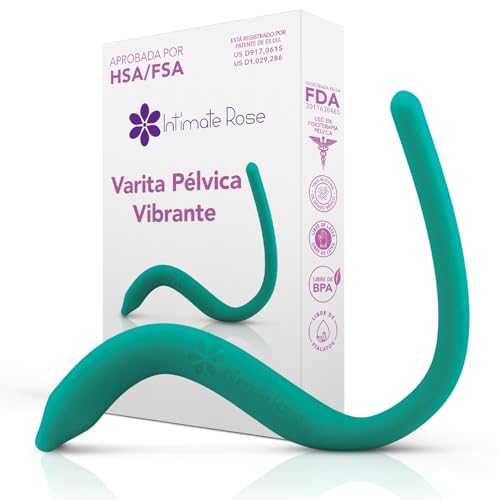 Intimate Rose Varita con vibración para aliviar el dolor muscular pélvico - Uso en Fisioterapia Pélvica para la Liberación de Puntos Nerviosos y Puntos Sensibles - Hombres y Mujeres