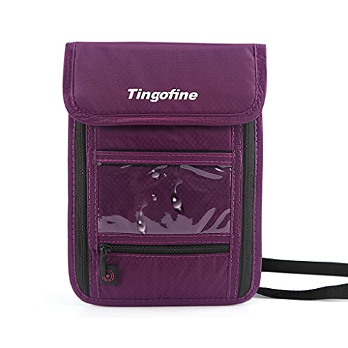Vxkbiixxcs-o Bolsa de armazenamento de viagem mini carteira para passaporte premium bolsa organizado