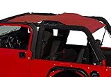 ALIEN SUNSHADE for Jeep Wrangler LJ Unlimited (2004-2006) Full Length Sun Shade Mesh Top Cover...