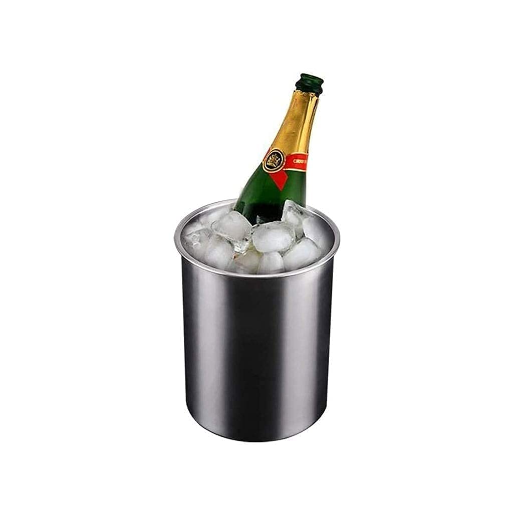 Doppelwandiger Weinkühler aus Edelstahl Hält stundenlang kalt Weinflaschenkühler Kühler Isolierter Champagner Bier Eiskübel