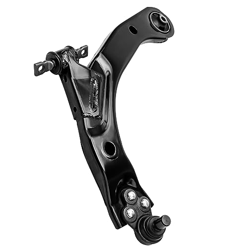 Image of Detroit Axle - Front 8pc Control Arms Kit for Chevy Cobalt HHR Pontiac G5 Pursuit Saturn Ion, 2 Lower Control Arms w /Ball Joints 4 Tie Rod Ends 2 Sway Bar End Links Replacement