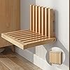 Wall-mounted Folding Chair, Entryway Folding Stool, Invisible Shower ...