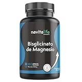 Magnesio Bisglicinato 2250 mg Premium - 180 Cápsulas para 3 Meses - Sin Efecto Laxante | Potencia el Rendimiento y la Concentración | Reduce Cansancio, Articulaciones | Navitalife