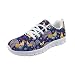 Woisttop Rooster Cock Print Sneaker Mujer Running Calzado Deportivo Zapatillas Ligeras Flats