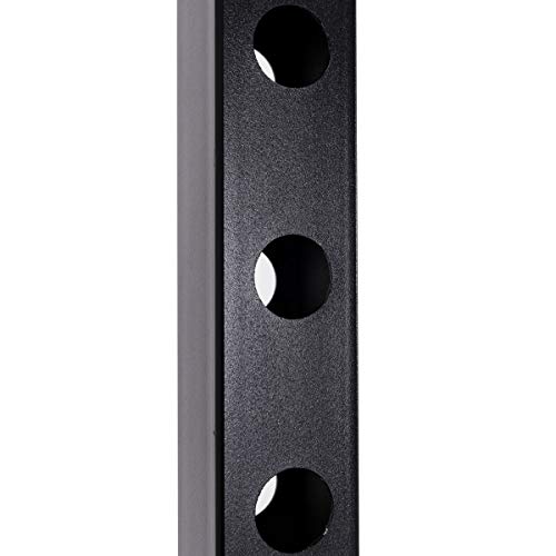 Gymax Adjustable Power Rack, Multi-Grip Power Rack Pull/Chin Up Bars Squat Cage Heavy Duty Power Rack For Home Gym Athletics Fitness #TOP4