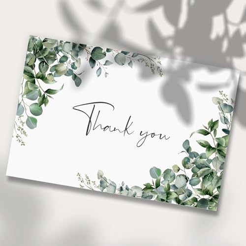 Cartes de remerciement vierges pour mariage et fête prénatale avec enveloppes Whaline