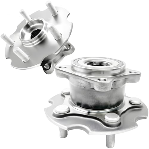 Aspligo 2Pcs 512374 Rear Wheel Bearing Hub Assembly Fit for Toyota RAV4 2006-2018, for Lexus NX300h 2015-2021, NX300 2018-2021, NX200t 2015-2017, 5 Lugs w/ABS by Aspligo - Used condition - US$66.79