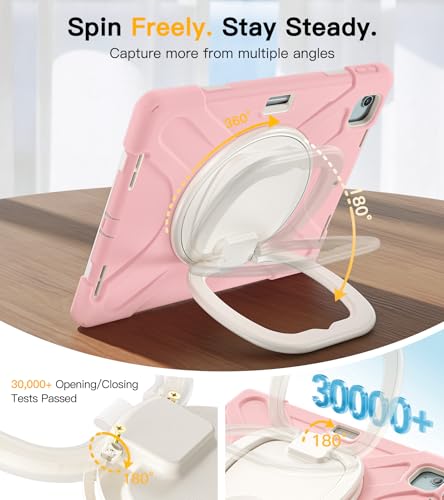 Coque iPad Air 13 antichoc silicone rose pour protéger des chutes