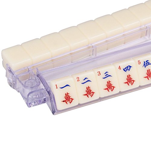 C&H Solutions American Mahjong Juego con 4 Racks Transparentes miniatura 2