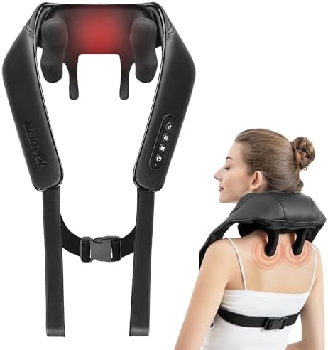 Nekteck Neck Massager, Cordless 6D Shiatsu Neck and Back Massager...