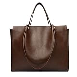 Waniki Handtasche Damen Mittelgroß, Shopper Tasche Groß Tote Bag Elegant Schultertasche PU Leder Handbags for Women Gross Henkeltasche Umhängetasche Neue Designer für Schule, Arbeit, Reisen, Shopping