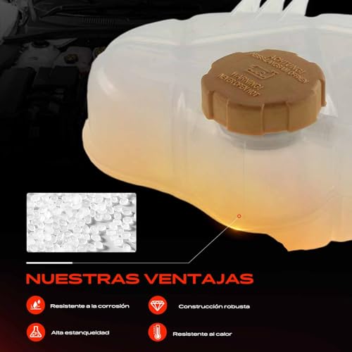 Depósito de compensación anticongelante Corsa D S07 1.2 1.4 13312277 5
