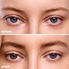 Wonderskin 1440 Eyeliner (Liquorice), Waterproof and Smudge Proof with Brow Stain & Go Masque (Blonde) for Long Lasting Brow Tint