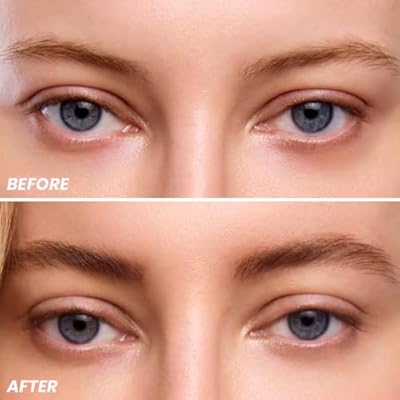 Wonderskin 1440 Eyeliner (Liquorice), Waterproof and Smudge Proof with Brow Stain & Go Masque (Blonde) for Long Lasting Brow Tint